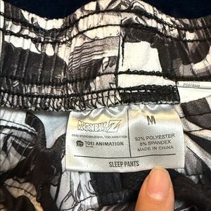 Dragon Ball Z Black and White Sleep Pants